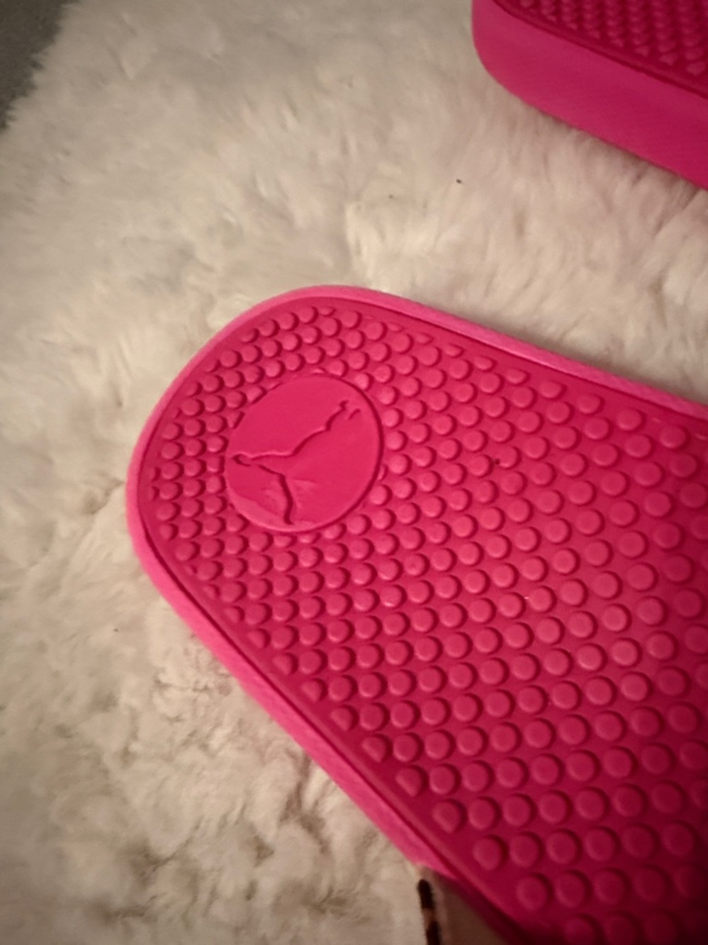 PUMA Cool Cat Cheetah Pink Leopard Print Slide Sandals ~ NWT - Picture 4 of 6